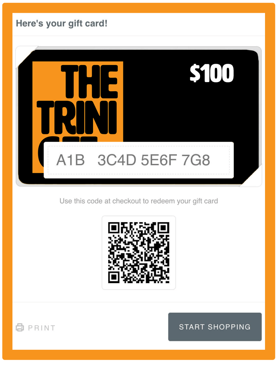 The Trini Gee Gift Card - The Trini Gee