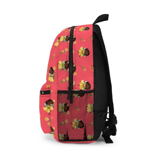 Yellow Flowers Backpack - The Trini Gee