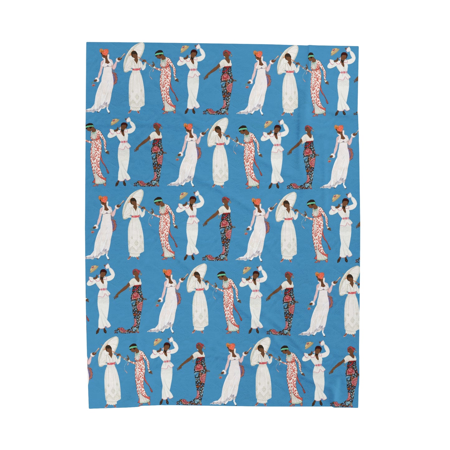 Vintage Fashion Throw Blanket