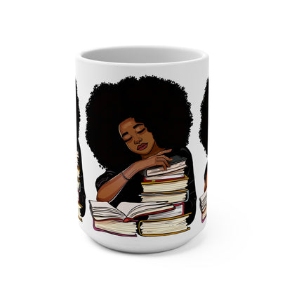 Afro Reader Mug