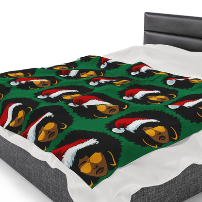 Afro Santa Blanket