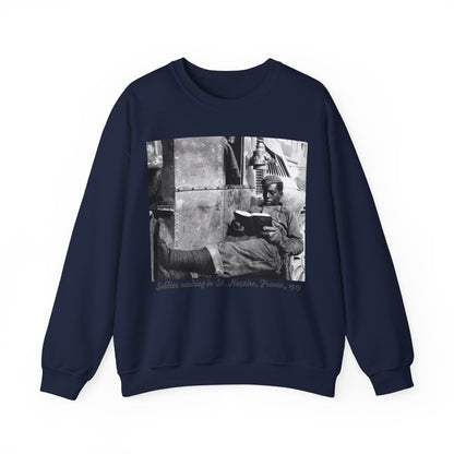 Soldier Reading Sweatshirt