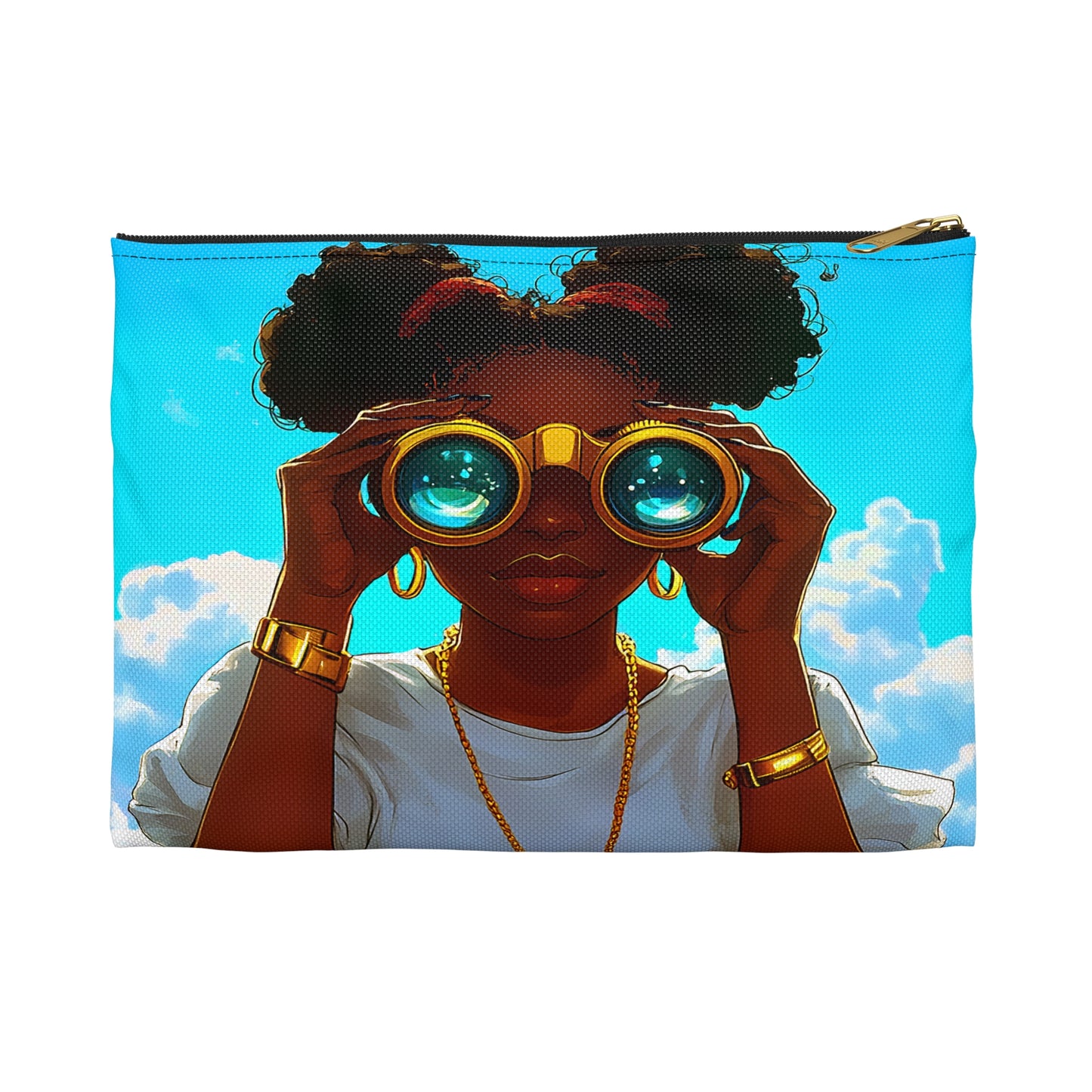 Girl with Binoculars Pouch