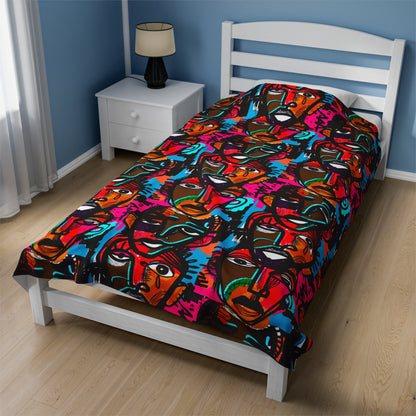 Afro Abstract Blanket