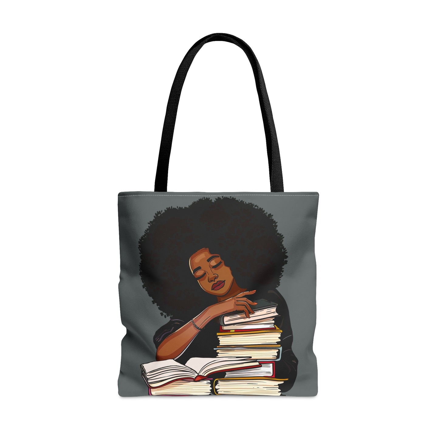 Afro Reader Tote Bag