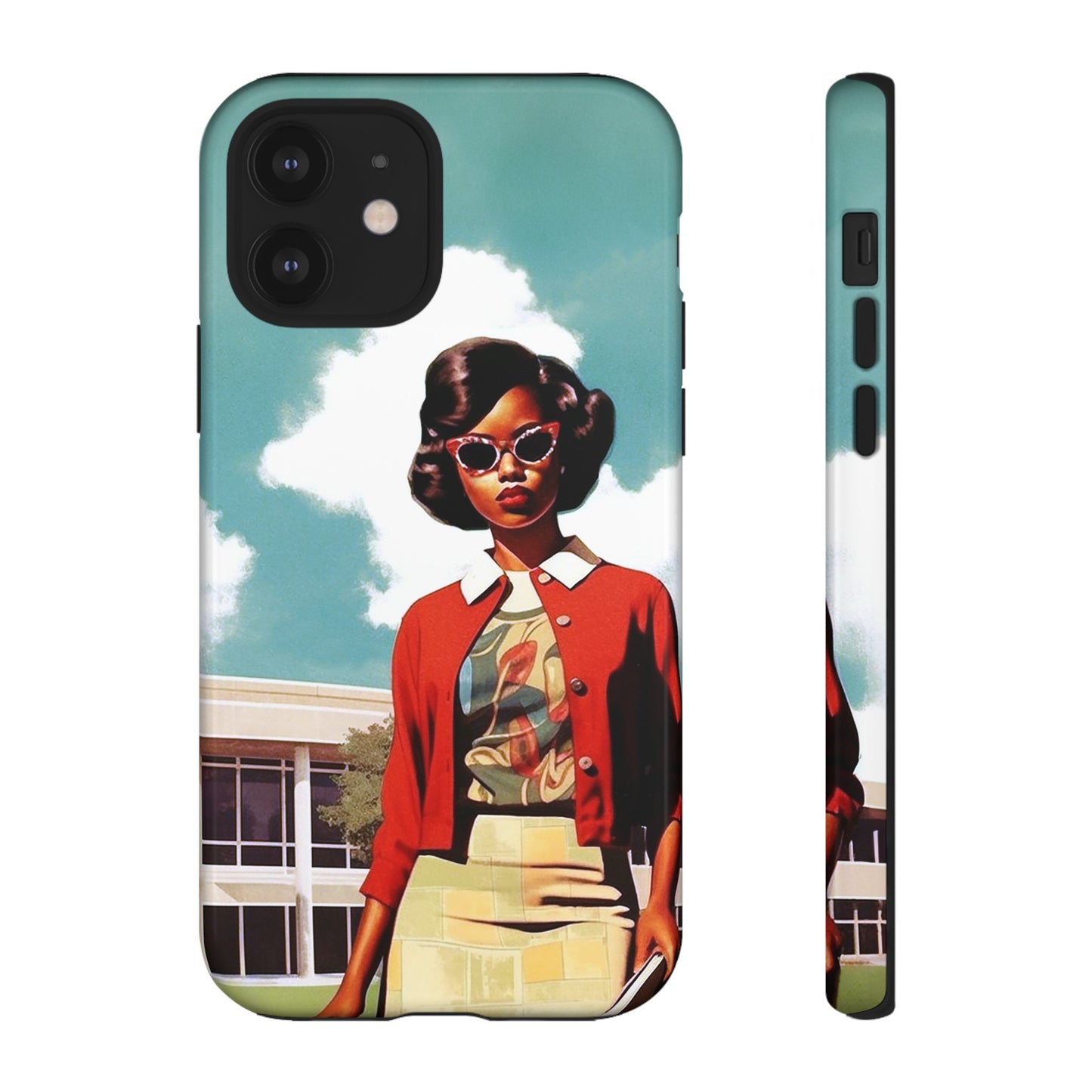 Old School Girl Phone Case