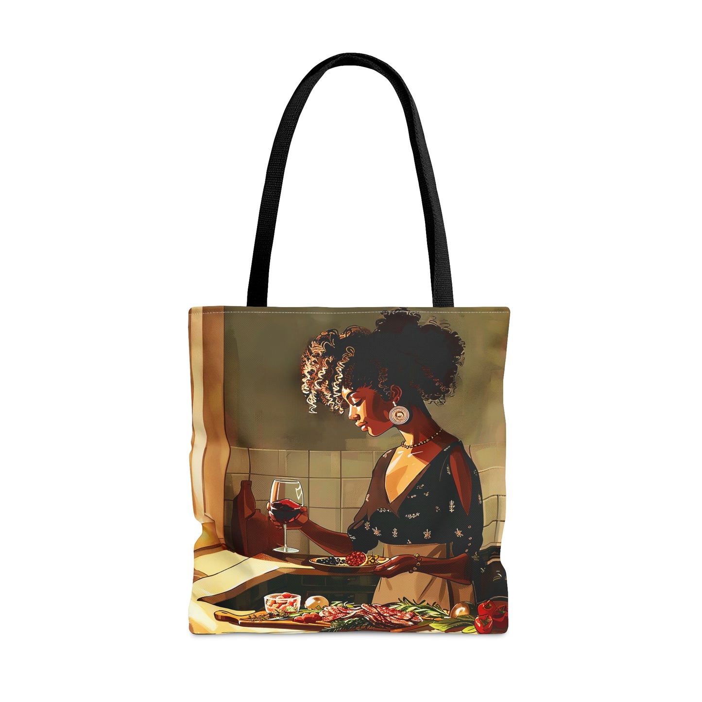 Wine and Charcuterie Tote Bag