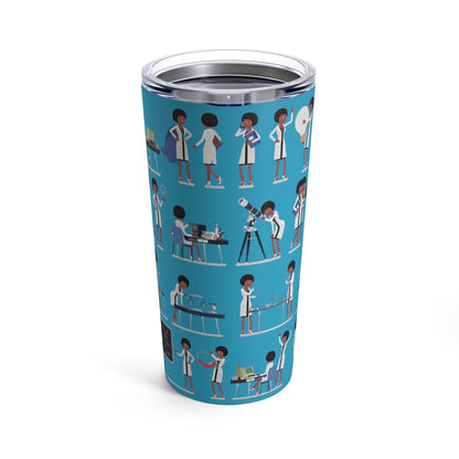 Afro Scientist Tumbler