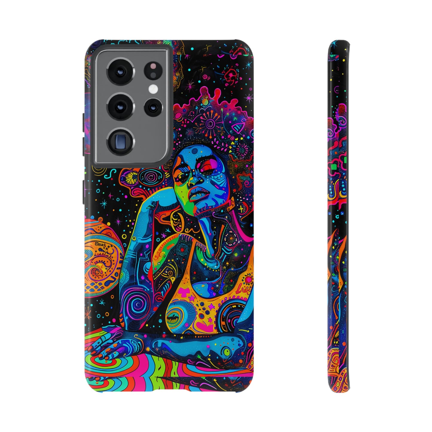 Afro Trippy Phone Case