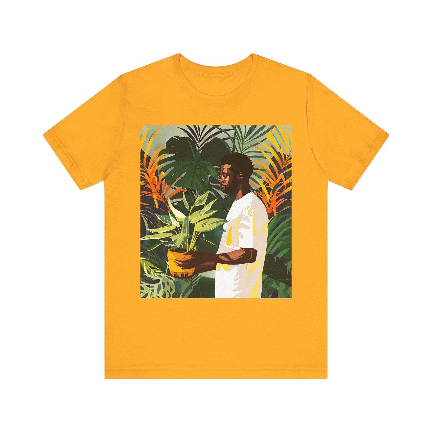 Man with Plants Shirt