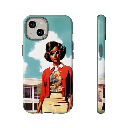 Old School Girl Phone Case