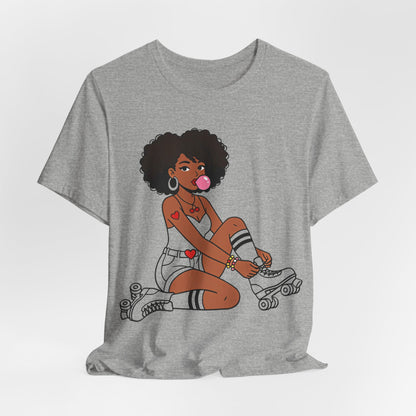 Afro Roller Girl Shirt