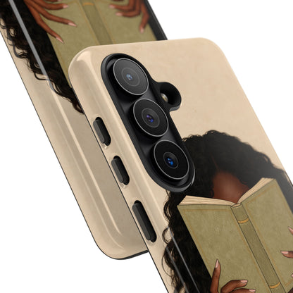 Girl Reading Phone Case
