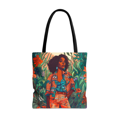 Tropical Woman Tote Bag