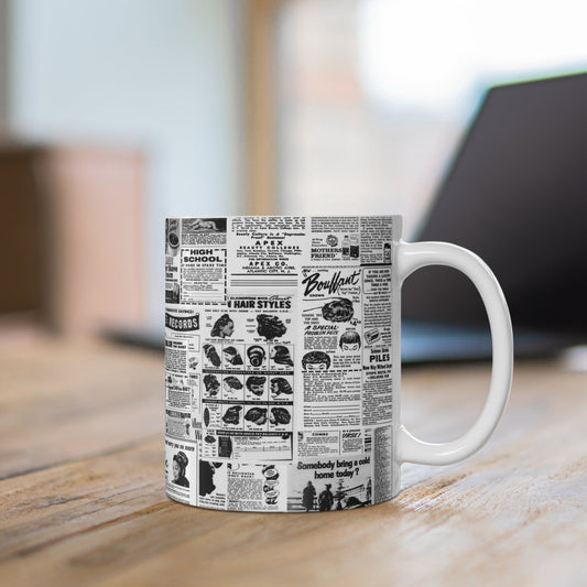 Newspaper Ad Mug