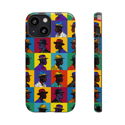 Black Men in Hats Phone Case