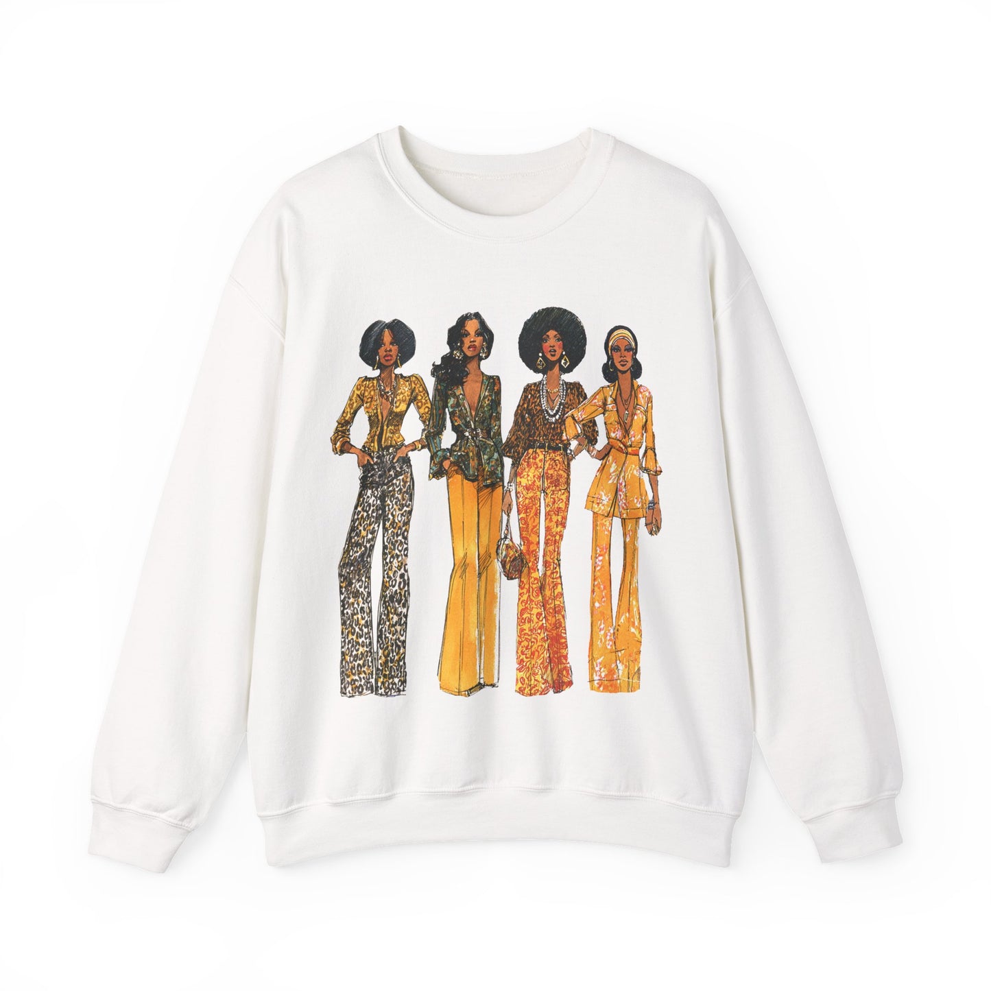 70s Animal Prints Sweatshirt