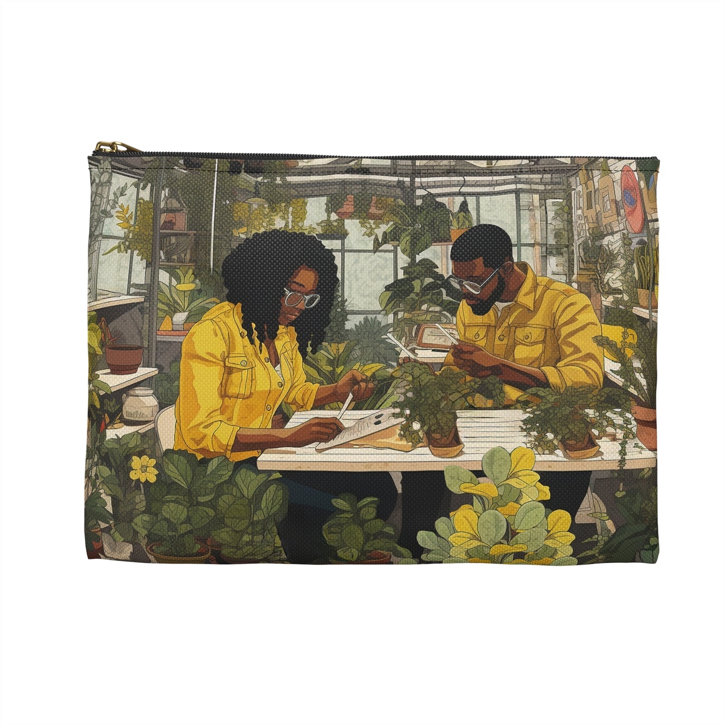 Greenhouse Couple Pouch