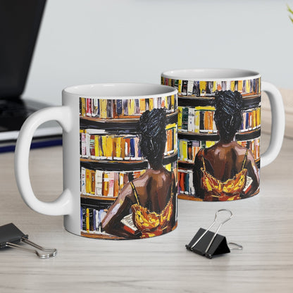 Black Bookstore Mug