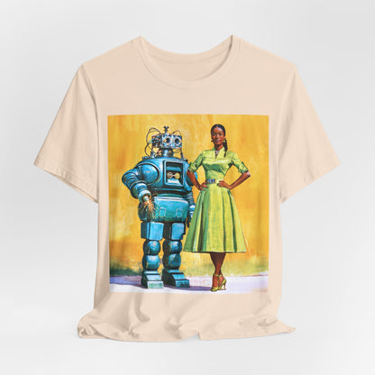 Woman with Bot T-Shirt