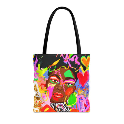 Graffiti Face Tote Bag