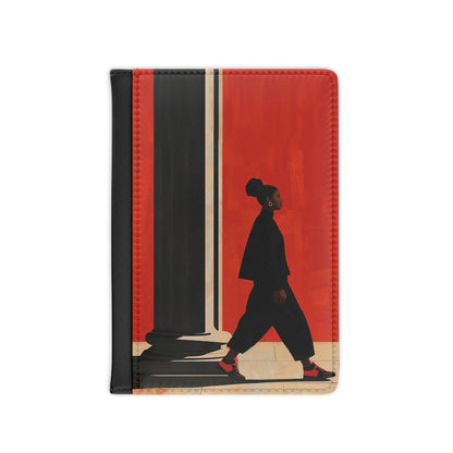 Afro Puff Stride Passport Cover