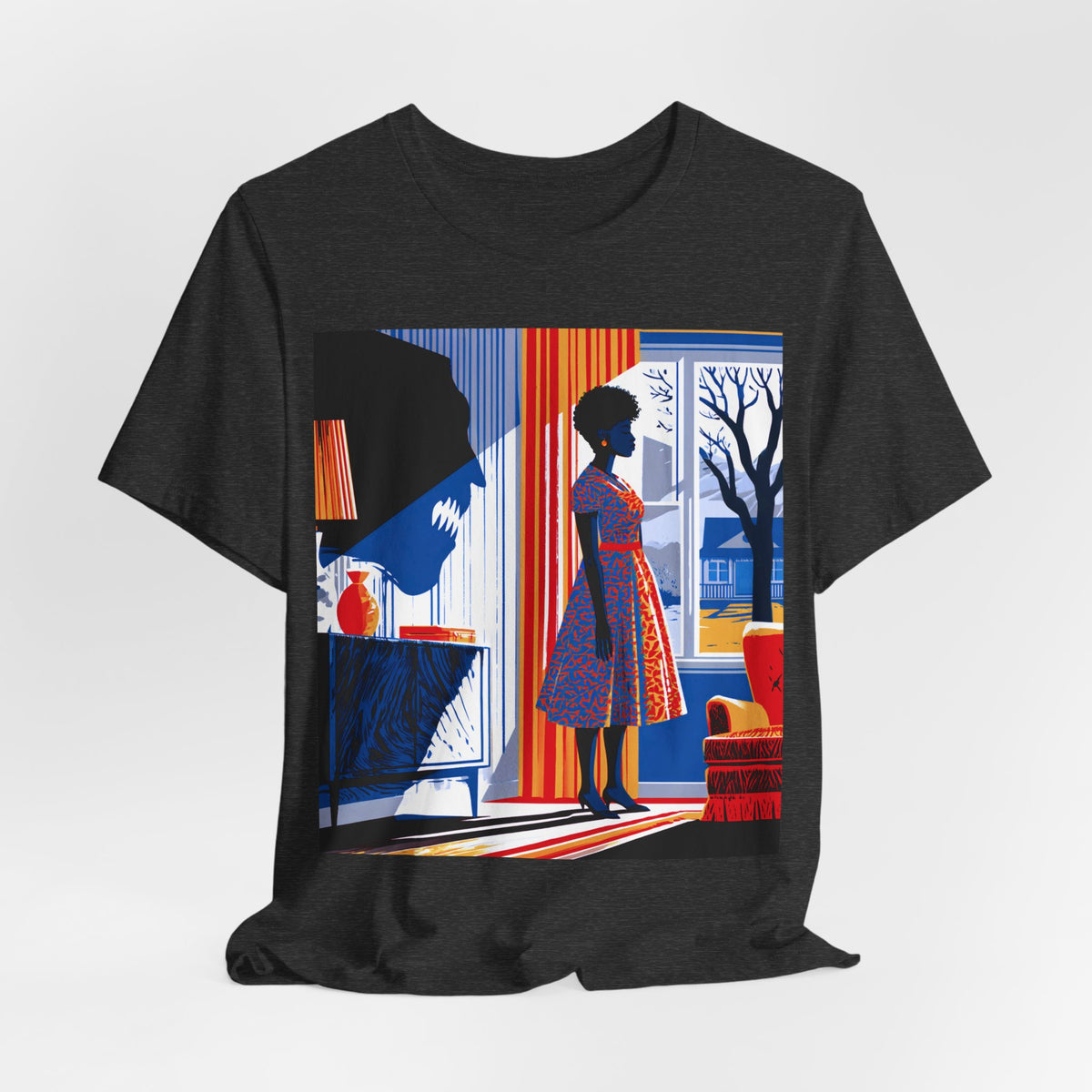 Black Horror Graphic Shirt