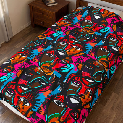 Abstract Men Blanket