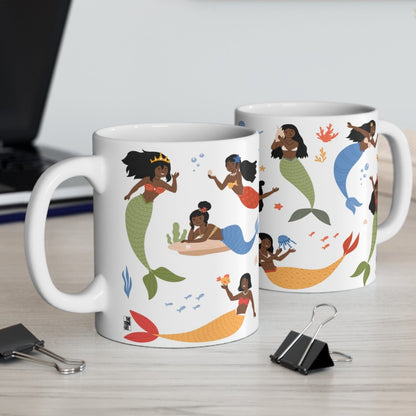 Black Mermaids Mug