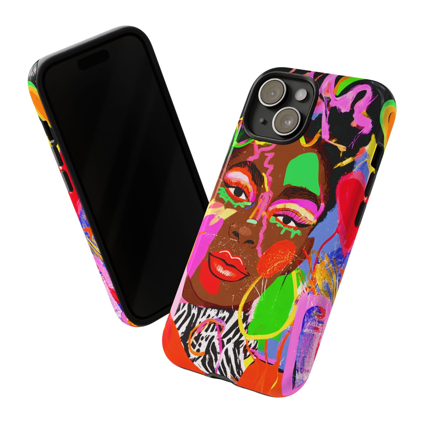 Graffiti Neon Face Phone Case