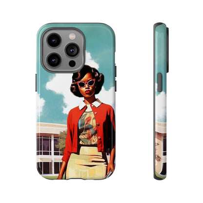 Old School Girl Phone Case