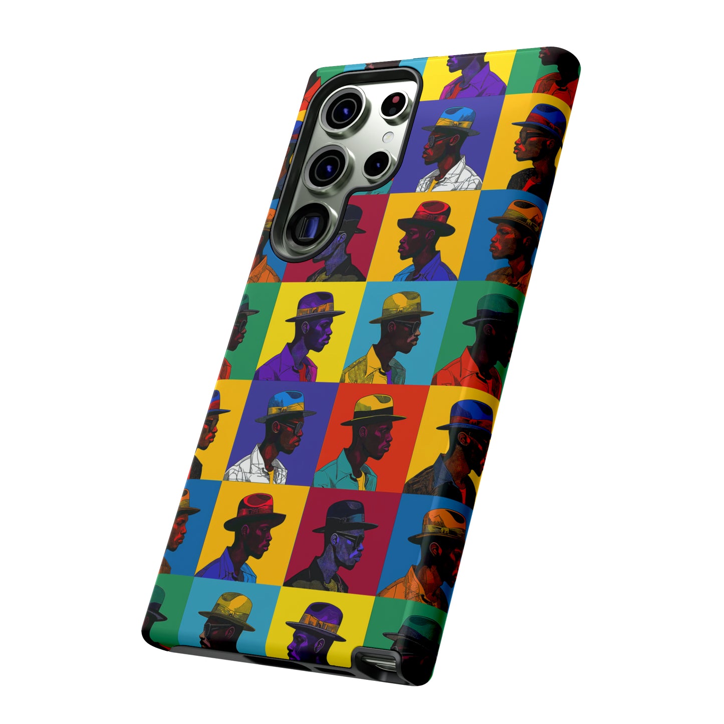 Black Men in Hats Phone Case