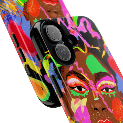 Graffiti Neon Face Phone Case