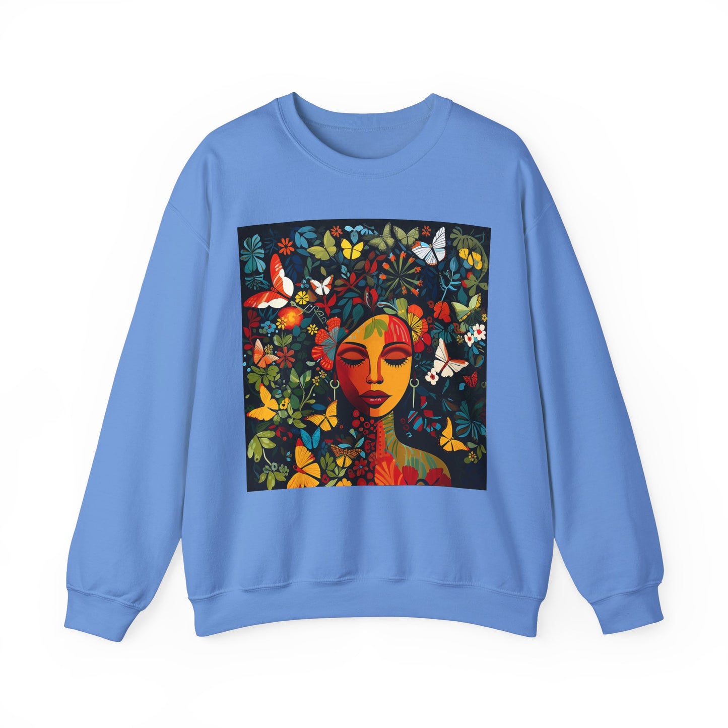 Floral Face Sweatshirt