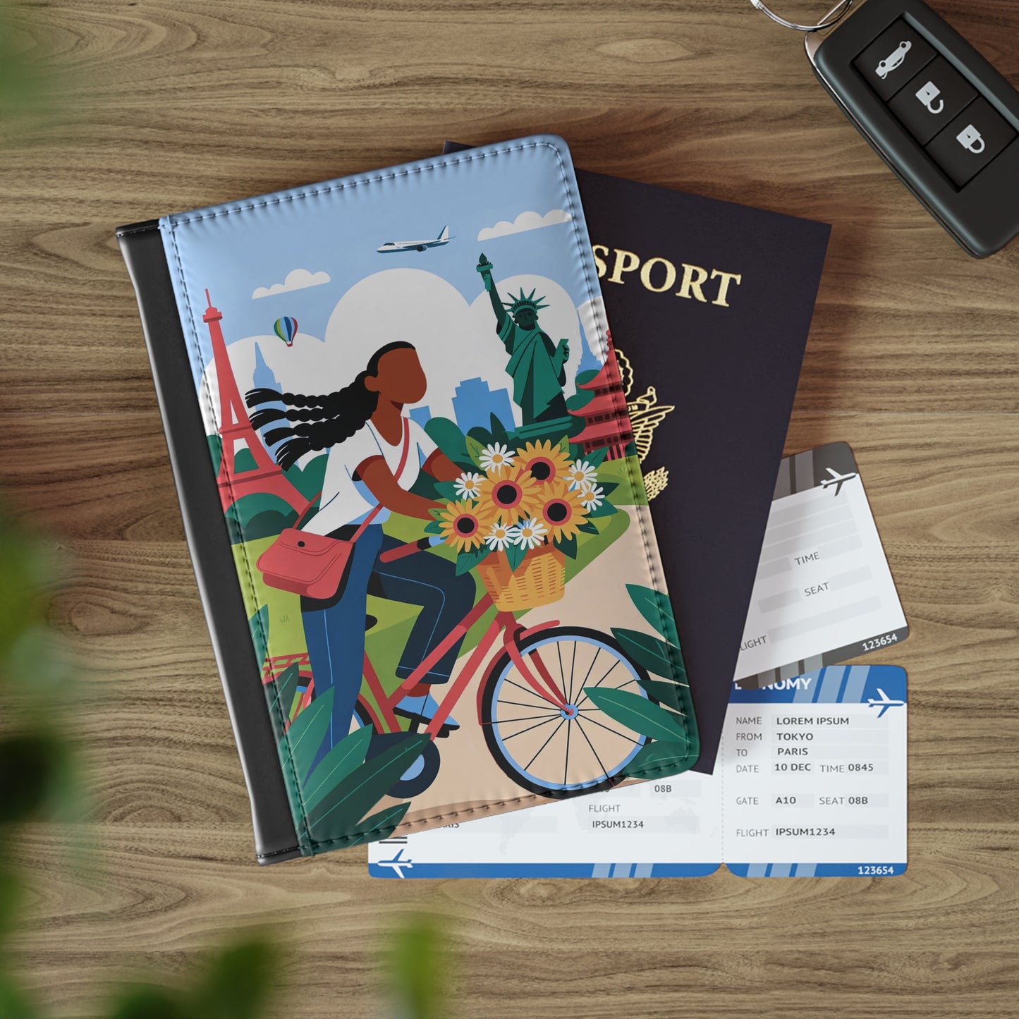 Afro Wanderlust Passport Cover
