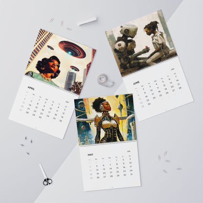 Afro Galactic Her 2025 Wall Calendar