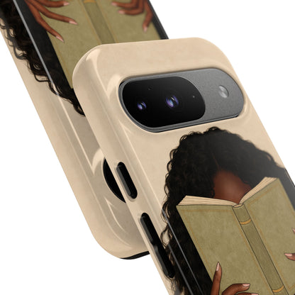 Girl Reading Phone Case