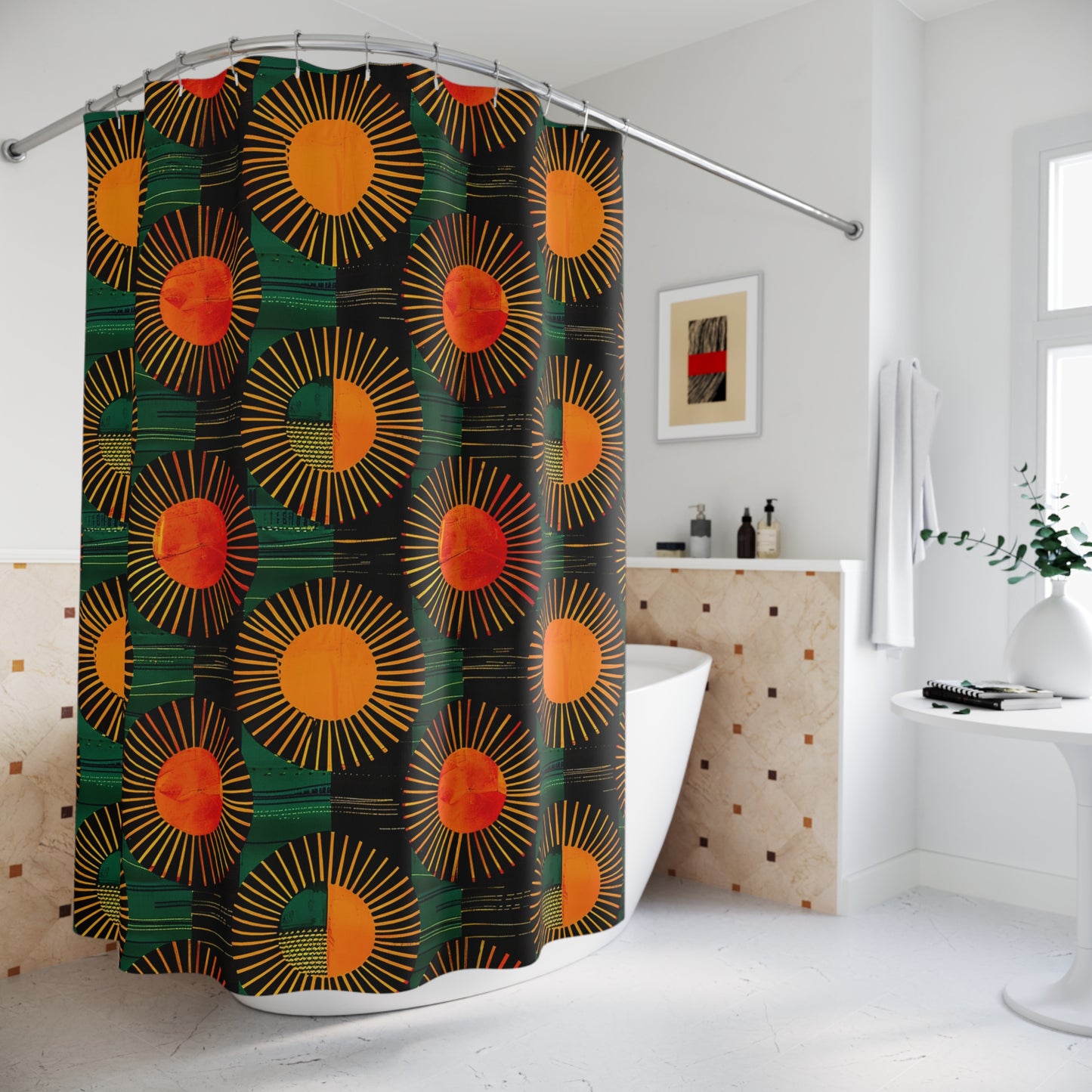 Sunburst Shower Curtain