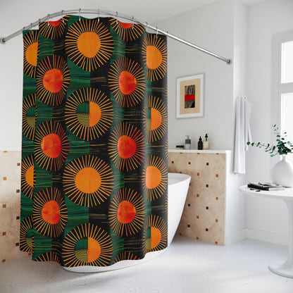 Sunburst Shower Curtain