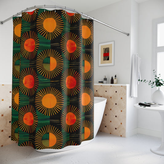 Sunburst Shower Curtain