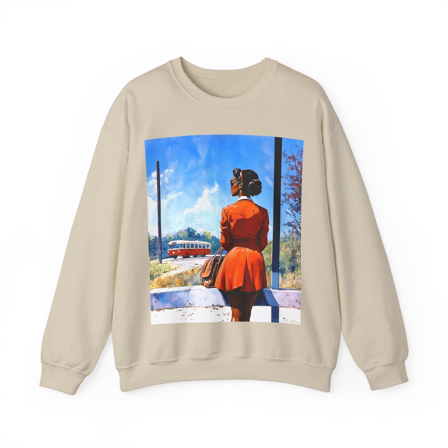 Woman Waiting Sweatshirt