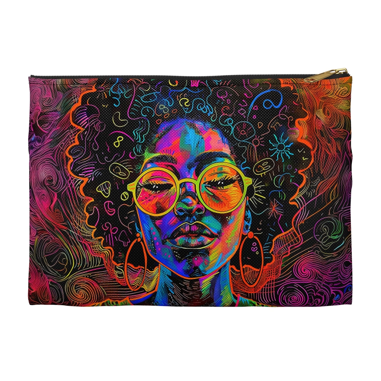 Afro Glow Accessory Pouch