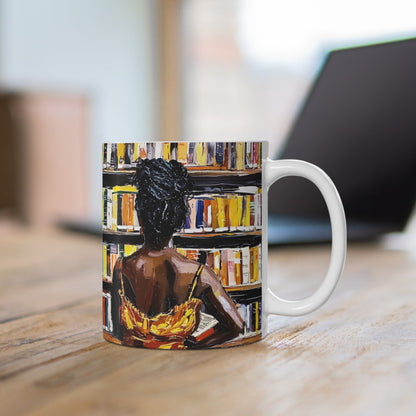 Black Bookstore Mug