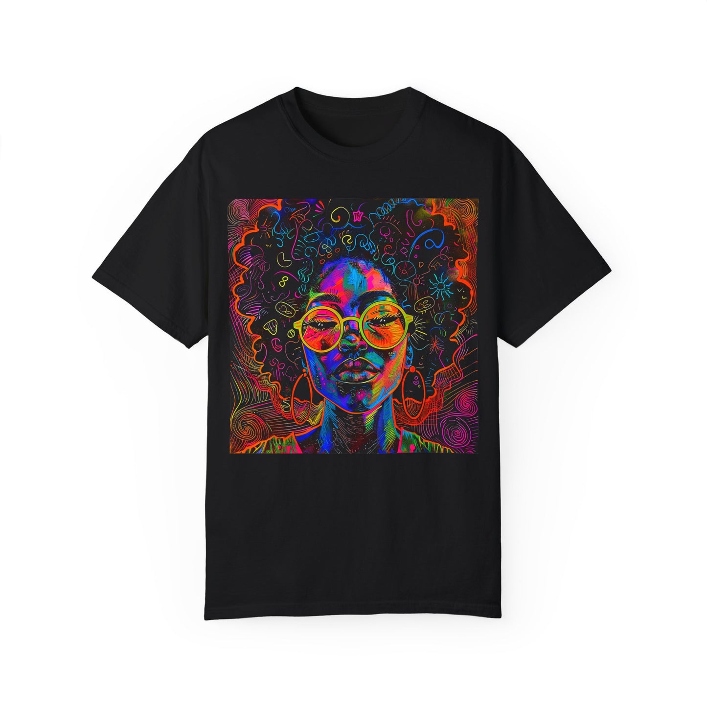 Afro Graffiti Comfort Colors Shirt