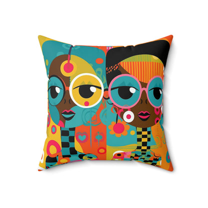 Abstract Duo Pillow