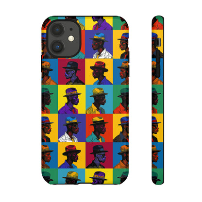 Black Men in Hats Phone Case