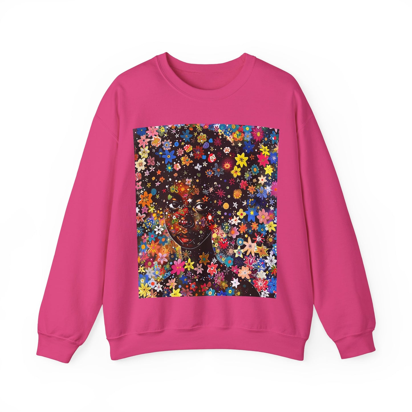 Floral Face Sweatshirt