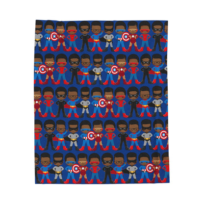 Boy Power Throw Blanket