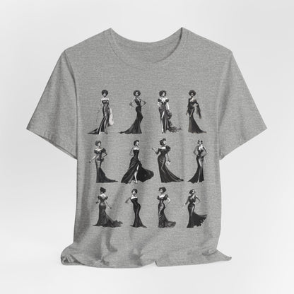 Black Dress Glamour T-shirt