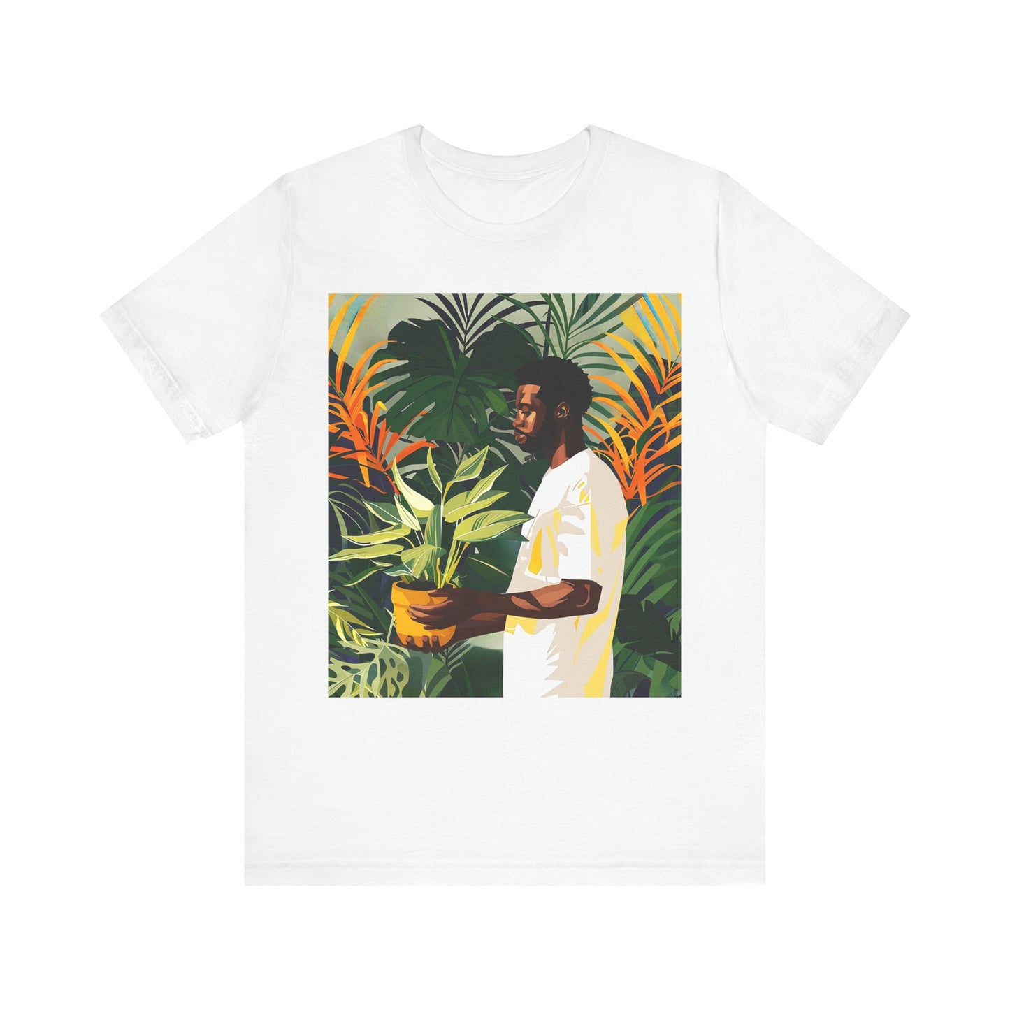 Man with Plants Shirt